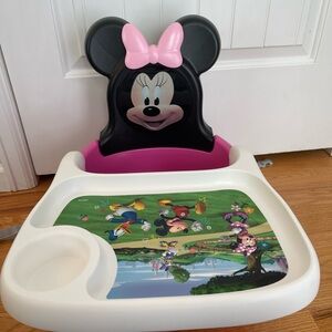 Minnie Mouse Booster Seat with Tray